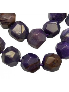 Crackle Agate (dyed purple) 25mm RD Fc