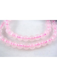 Rose Quartz Gemstone Bd 4mm Str 16in