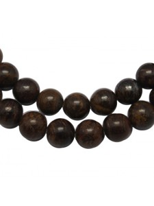 Bronzite (Coffee) 10mm Round Bead 15in