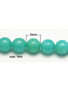 Galmei Dyed Turquo 10mm RD 16in