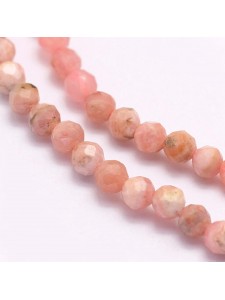 Rodonite RD Faceted 2mm ~150 beads