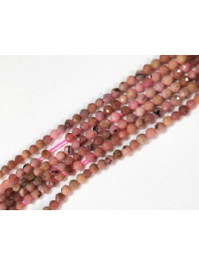 Rhodochrosite 2mm RD Facted ~150 beads