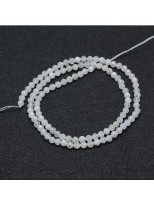 Moonstone Round faceted 4mm ~94pcs/stran