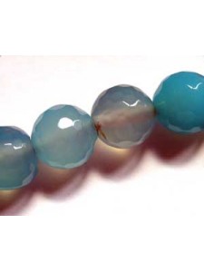 Agate RD Faceted 10mm Dodger Blue str