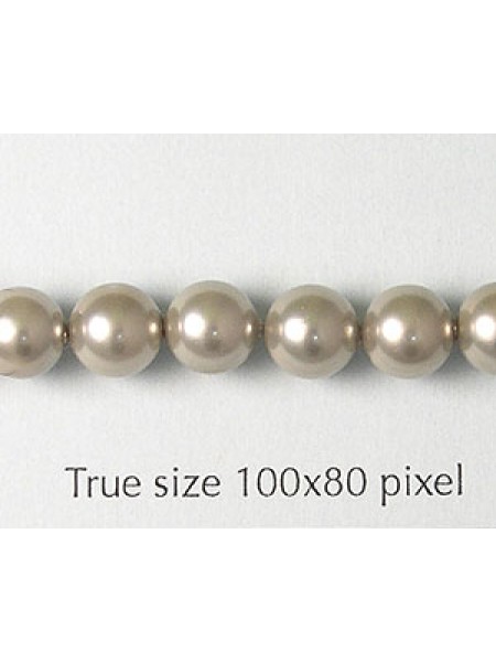 Shell Pearl 6mm Grey 16in