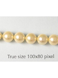 Shell Pearl 6mm Light Gold 16in