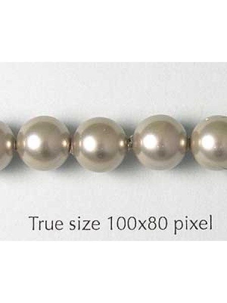 Shell Pearl 8mm Grey 16in