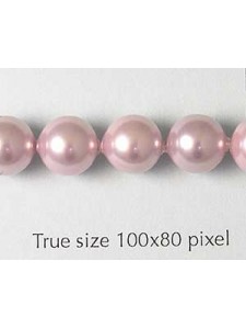 Shell Pearl 8mm Mauve 16in