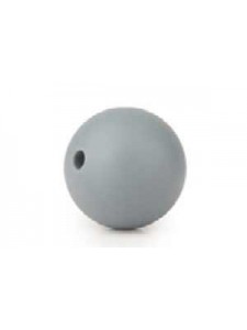 Silicone Round Bead 9mm 20pcs Dim Grey