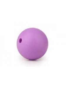 Silicone Round Bead 9mm 20pcs Med Purple