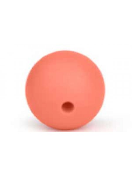 Silicone Round Bead 9mm 20pcs Salmon