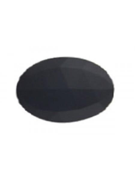 Silicone Flat Oval 40x25x9mm 5pcs Smoke