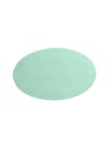 Silicone Flat Oval 40x25x9mm 5pcs Mint