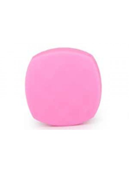 Silicone Quadrate 21x21x10mm 5pcs Pink