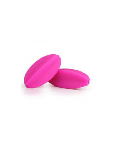 Silicone Starfruit 30x10mm 15pcs Violet