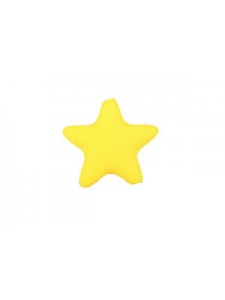 Silicone Star Bead 45mm 4pcs Yellow