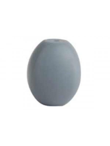 Silicone Olive 20x17mm 10pcs DimGrey