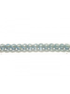 Swar Round Bead 3mm Aquamarine