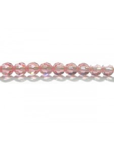 Swar Round Bead 4mm Light Rose