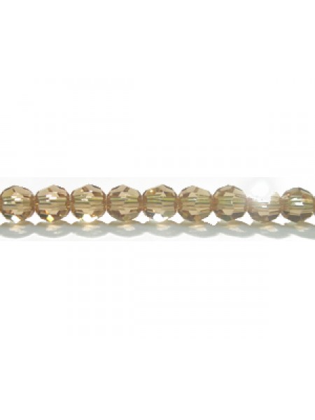 Swar Round Bead 4mm Lt. Colorado Topaz