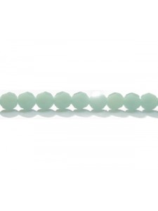 Swar Round Bead 4mm Mint Alabaster