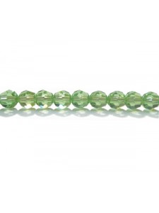 Swar Round Bead 4mm Peridot