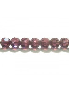 Swar Round Bead 5mm Amethyst