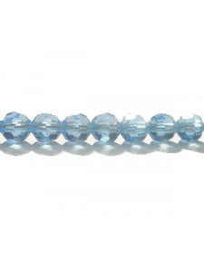 Swar Round Bead 5mm Aquamarine