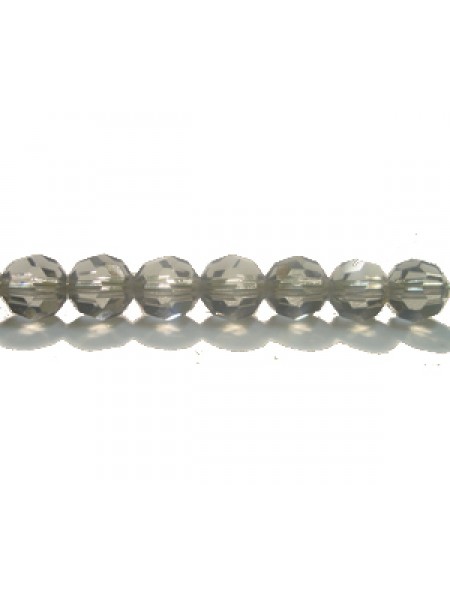 Swar Round Bead 5mm Black Diamond