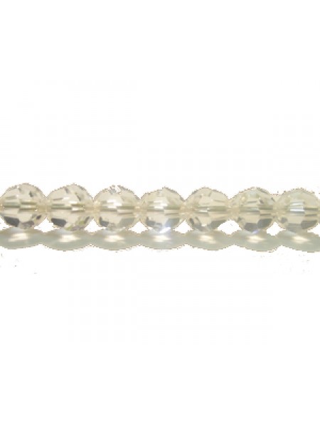 Swar Round Bead 5mm Clear