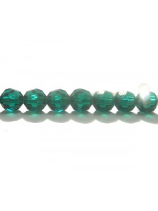 Swar Round Bead 5mm Emerald