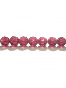 Swar Round Bead 5mm Fuchsia