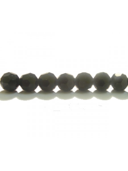 Swar Round Bead 5mm Jet