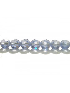 Swar Round Bead 5mm Light Sapphire