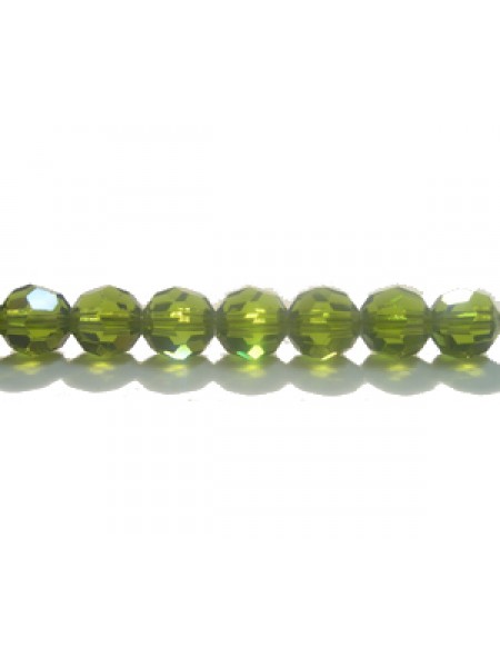 Swar Round Bead 5mm Olivine