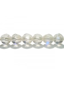 Swar Round Bead 6mm Clear