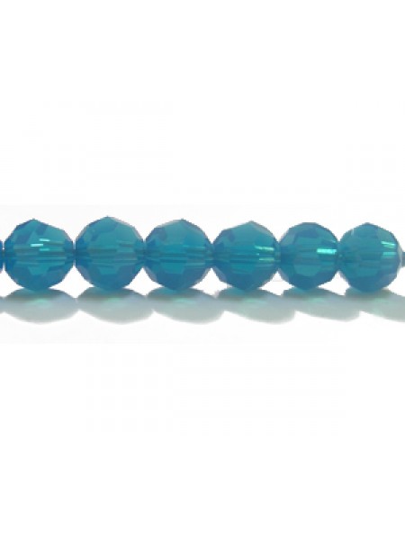 Swar Round Bead 6mm Caribbean Blue Opal