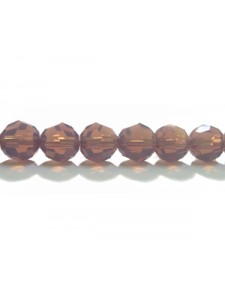 Swar Round Bead 6mm Cyclamen Opal