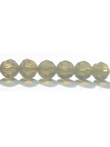 Swar Round Bead 6mm Light Grey Opal