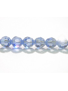 Swar Round Bead 6mm Light Sapphire