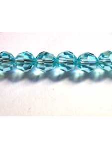 Swar Round Bead 6mm Light Turqouise