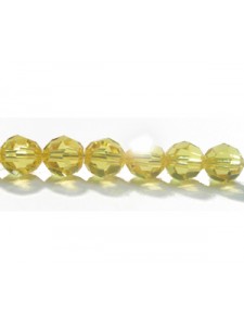 Swar Round Bead 6mm Light Topaz