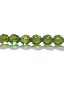 Swar Round Bead 6mm Olivine