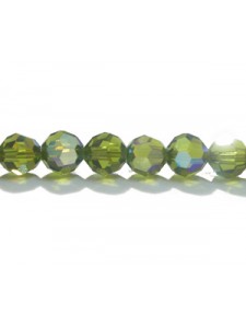 Swar Round Bead 6mm Olivine AB