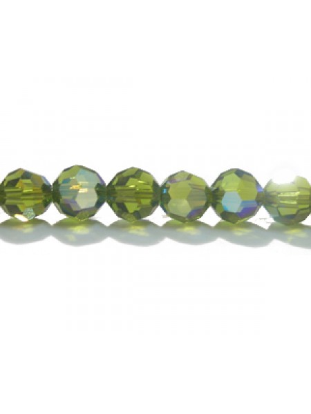 Swar Round Bead 6mm Olivine AB