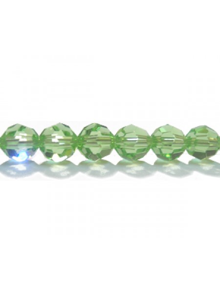 Swar Round Bead 6mm Peridot