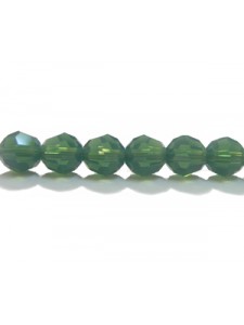 Swar Round Bead 6mm Palace Green Opal