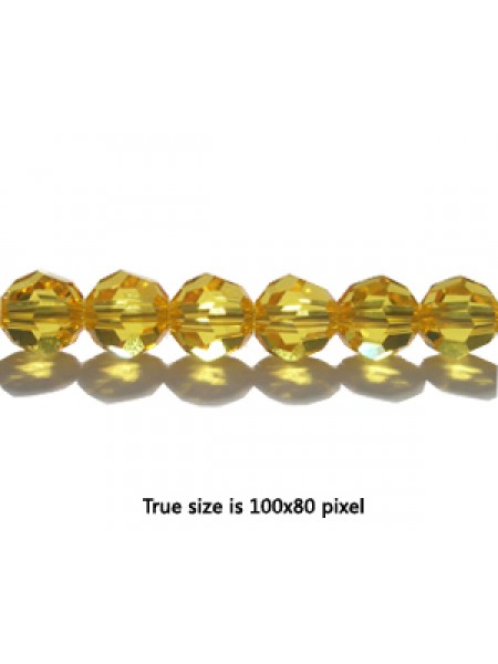 Swar Round Bead 6mm Sunflower