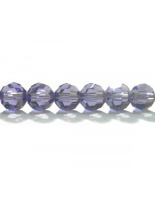 Swar Round Bead 6mm Tanzanite