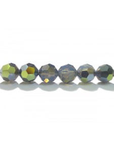 Swar Round Bead 6mm White Opal StarShine